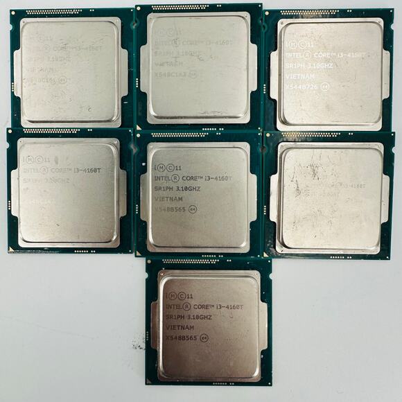 Lot of 7 Intel Core i3-4160T 3.10GHz SR1PH CPU Processors Dual Core LGA 1150 - Picture 15 of 16
